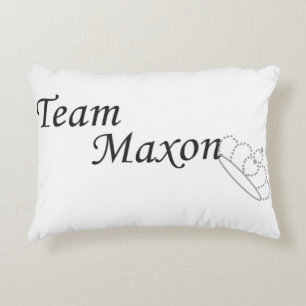 "Team Maxon" The Selection by Kiera Cass Pillow