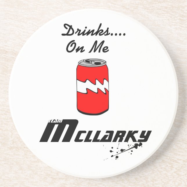 Team McLlarky Coaster (Front)