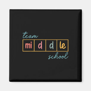 Team middle school squad middle school teacher magnet