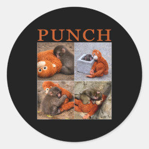 Team monkey punch Team monkey punch Classic Round Sticker