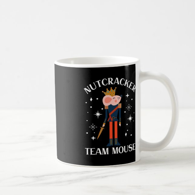Team Mouse Nutcracker  Christmas Dance Fun Soldier Coffee Mug (Right)