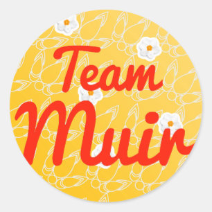 Team Muir Classic Round Sticker