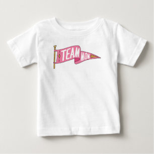 Team Mum Team Mummy Squad Mum Mum Flag Baby T-Shirt