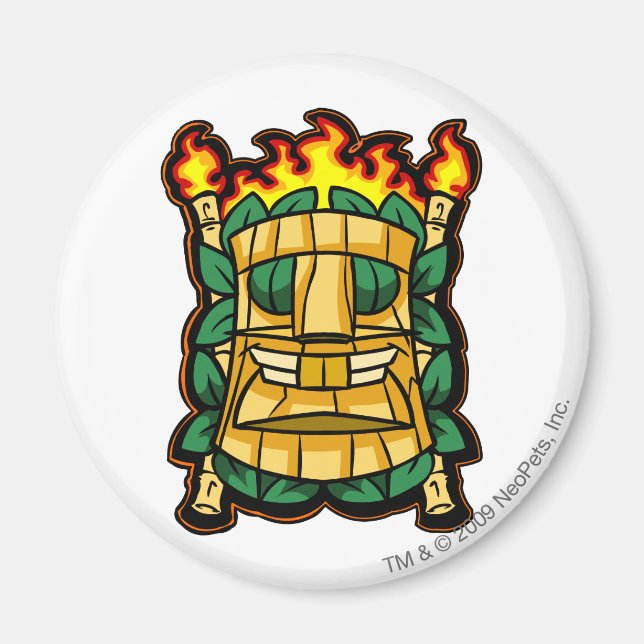 Team Mystery Island Logo Magnet (Front)