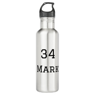 team name add player name date sports men 710 ml water bottle