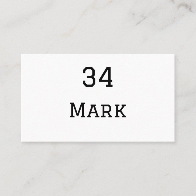 team name add player name date sports men  business card (Front)