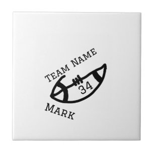 team name add player name date sports men ceramic tile