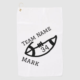 team name add player name date sports men golf towel
