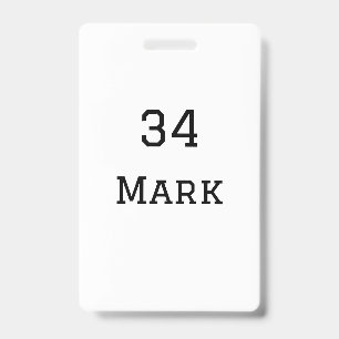 team name add player name date sports men  ID badge