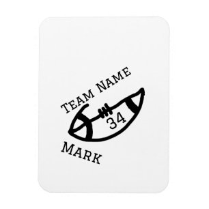 team name add player name date sports men magnet