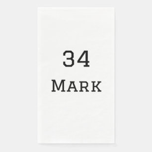 team name add player name date sports men  napkin