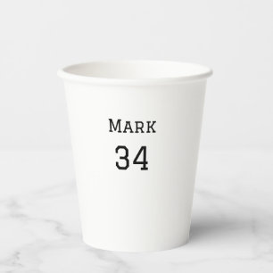 team name add player name date sports men  paper cups