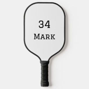 team name add player name date sports men pickleball paddle