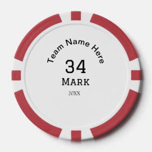 team name add player name date sports men poker chips