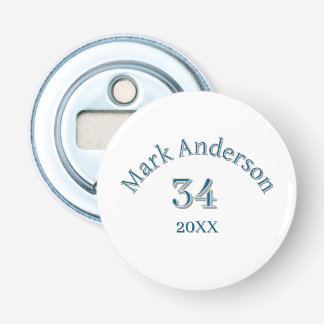 team name add player name date sports men vintage  bottle opener