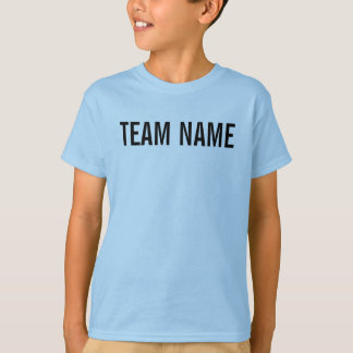 TEAM NAME AND NUMBER T-Shirt
