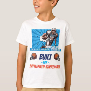 [Team Name]'s Gridiron Berserker #44 Customisable T-Shirt