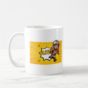 [Team Name]'s Gridiron Blitzkrieg #28 Customisable Coffee Mug