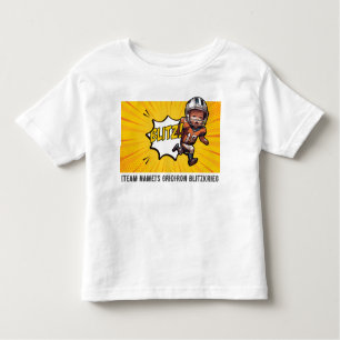 [Team Name]'s Gridiron Blitzkrieg #28 Customisable Toddler T-Shirt