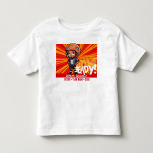 [Team Name]'s Gridiron Guardian #52 Customizable Toddler T-Shirt