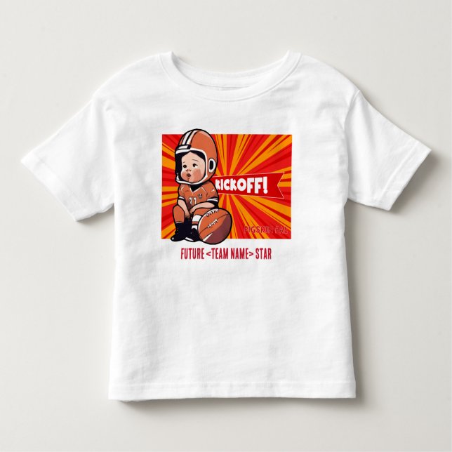 [Team Name]'s Gridiron Spark #22 Customisable Toddler T-Shirt (Front)