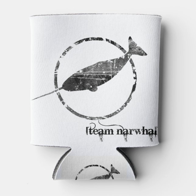 Team Narwhal Can Cooler (Front)