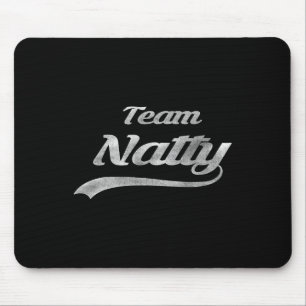Team Natural Anti Juice Fitness - Men's Black Shor Mouse Pad