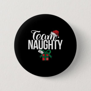 Team Naughty Couple Matching Team Nice 6 Cm Round Badge