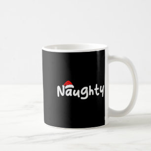 Team Naughty Funny Christmas Couple Matching Team Coffee Mug