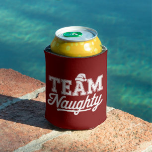 Team Naughty Funny Xmas Party Joke Humour Guys Can Cooler
