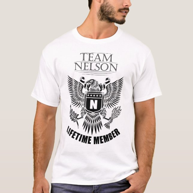 Team Nelson Lifetime member T-Shirt (Front)