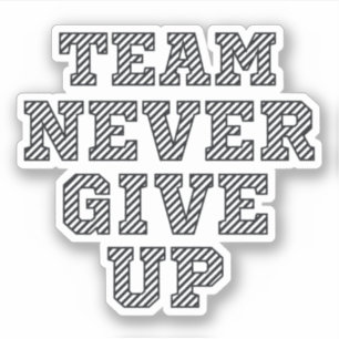 Team never give up