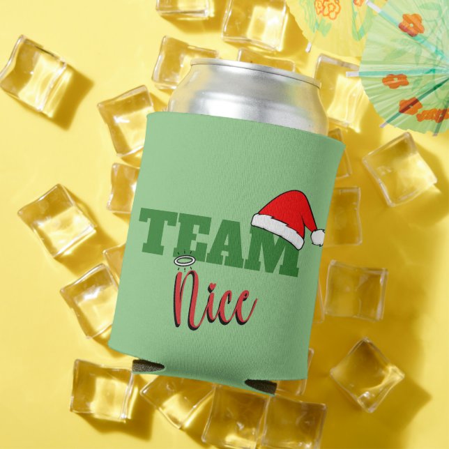 Team nice Christmas Can Cooler (In Situ Summer)