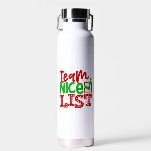 Team Nice List - Christmas Designs-56587 Water Bottle