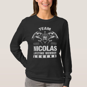 Team Nicolas Lifetime Member T-Shirt