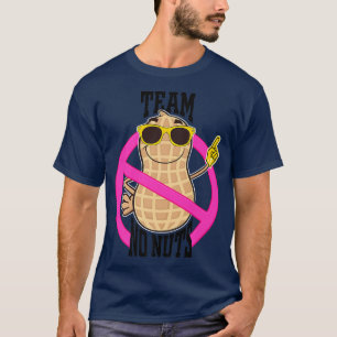 Team No Nuts gender reveal pregnancy announcement T-Shirt