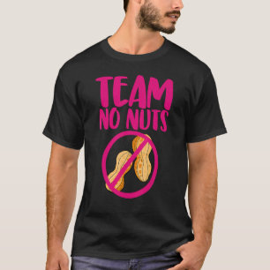 Team No Nuts Peanut   Gender Reveal Love T-Shirt