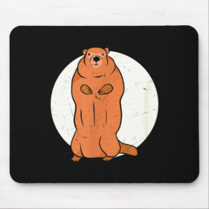Team No Shadow Crew Groundhog Full Moon Groundhog Mouse Pad