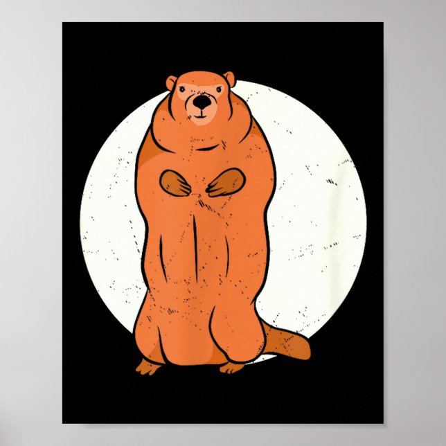 Team No Shadow Crew Groundhog Full Moon Groundhog  Poster (Front)