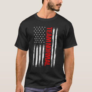 Team Normal Us Flag Political Humour Teamnormal Ap T-Shirt