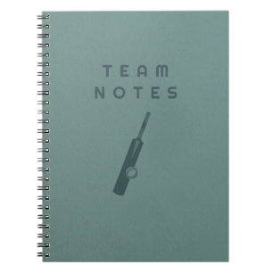 Team Notes - for Cricket Coaches, Players & Fans Notebook