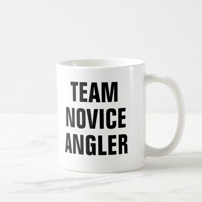 Team Novice Angler Coffee Mug (Right)