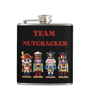Team Nutcracker Hip Flask