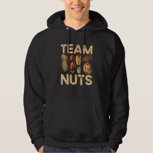 Team Nuts Gender Reveal Boy Matching Family Baby Hoodie