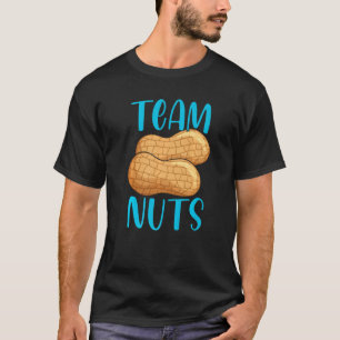 Team Nuts Gender Reveal Party Baby Announcement Te T-Shirt