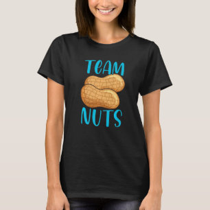 Team Nuts Gender Reveal Party Baby Announcement Te T-Shirt