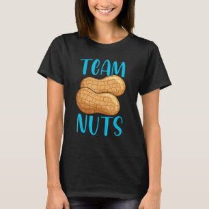 Team Nuts Gender Reveal Party Baby Announcement Te T-Shirt