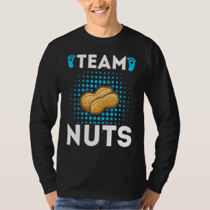 Team Nuts Matching Baby Gender Reveal Party Team T-Shirt