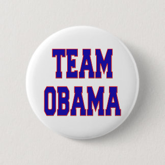 TEAM OBAMA 6 CM ROUND BADGE