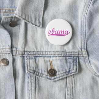 team obama 6 cm round badge